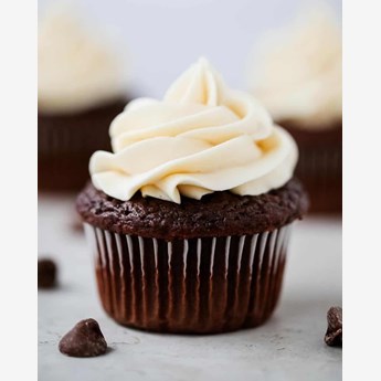 Chocolate Cupcakes With Vanilla 