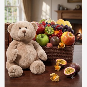 Fruit Basket with Teddy