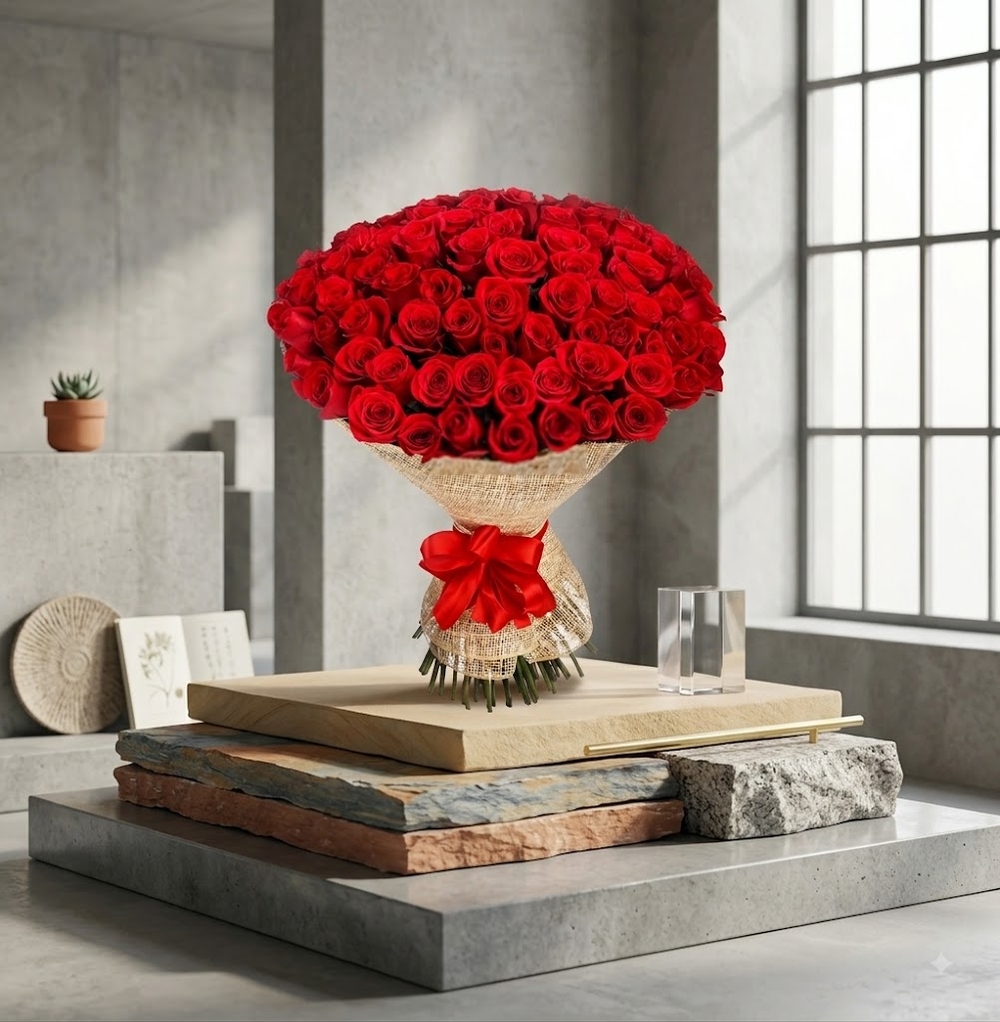75 Red Roses Bouquet