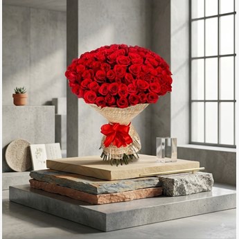 75 Red Roses Bouquet