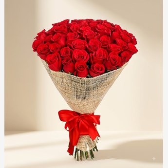 Red Rose Hand-Tied Bouquet