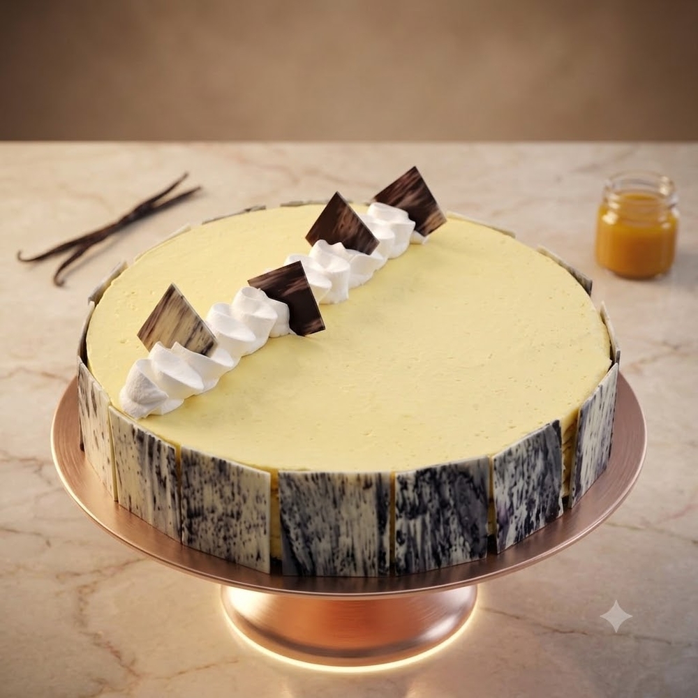 Four Portion Vanilla Cake 
