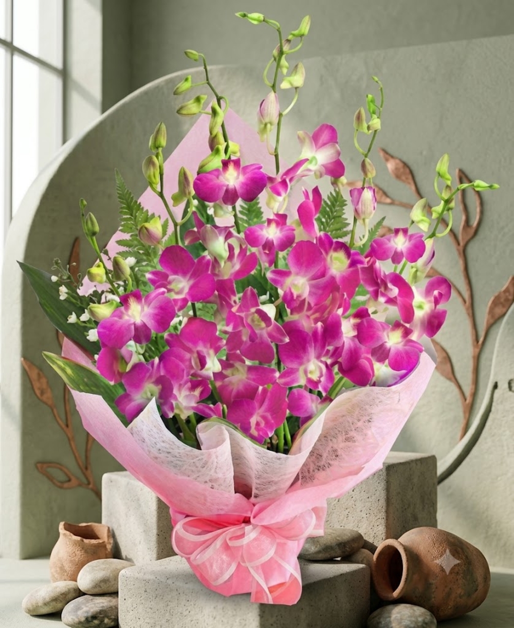 Pink Sonia Orchids Bouquet