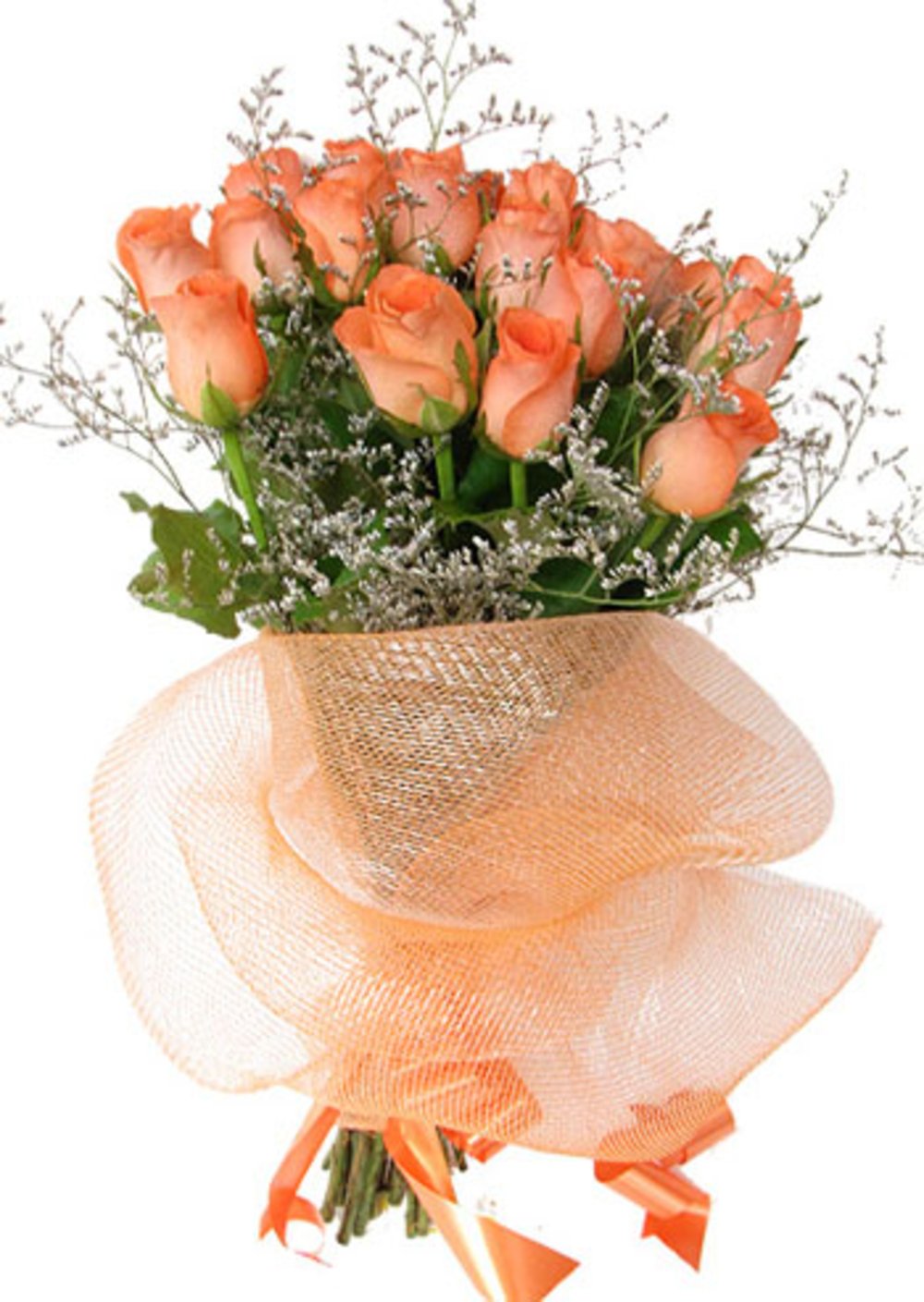 Sun Kiss Orange Roses