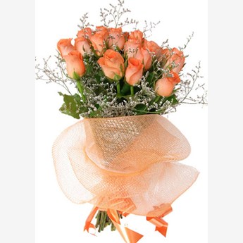 Sun Kiss Orange Roses