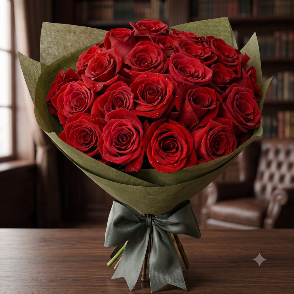 Red Roses Hand Bouquet