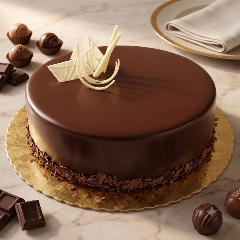 1 kg of chocolate cake