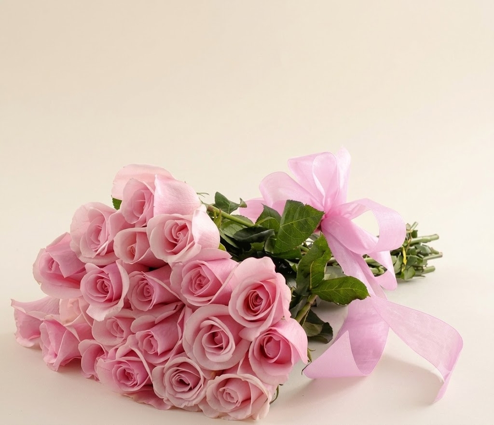 20 Pink Roses Bouquet