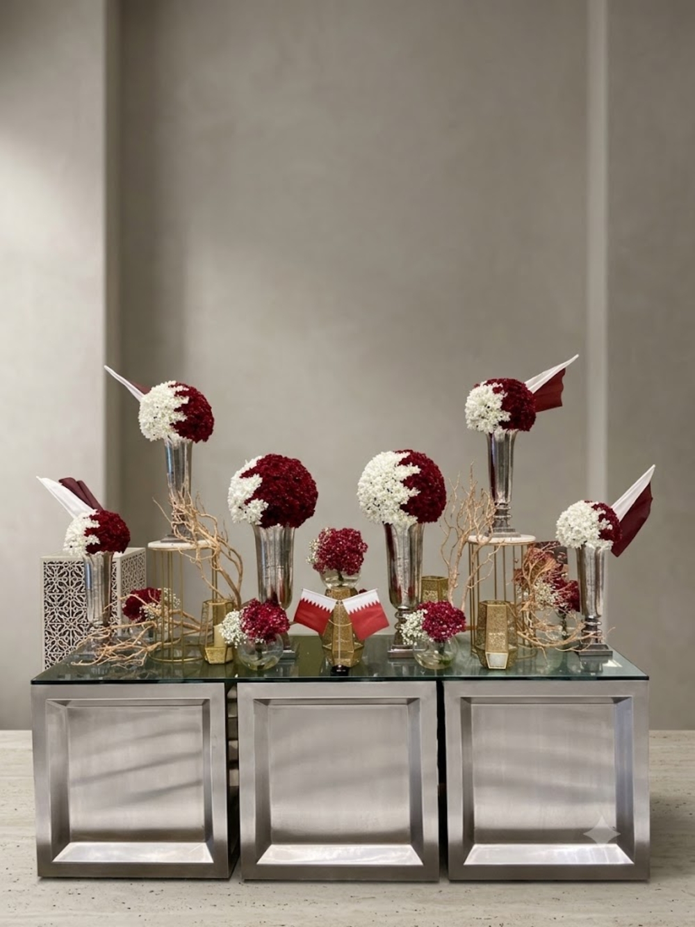 Qatar National Day Flower Arrangement