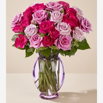 Red Roses with White Daisies