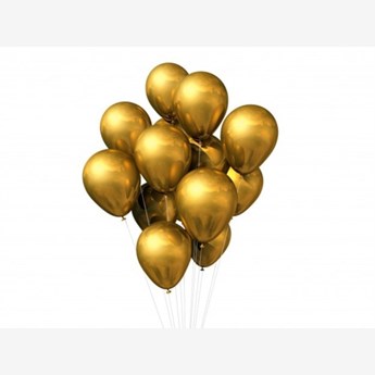 Golden Yellow Metallic Balloons