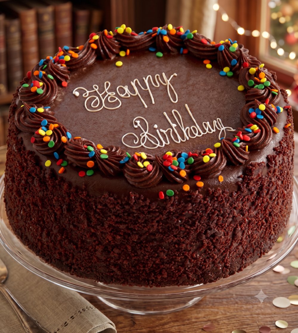 Delicious Triple Chocolate Cake