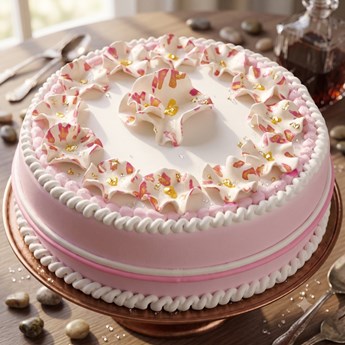 Special Daisy Christening Cake