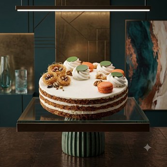 Carrot Sponge Chocolate Cake