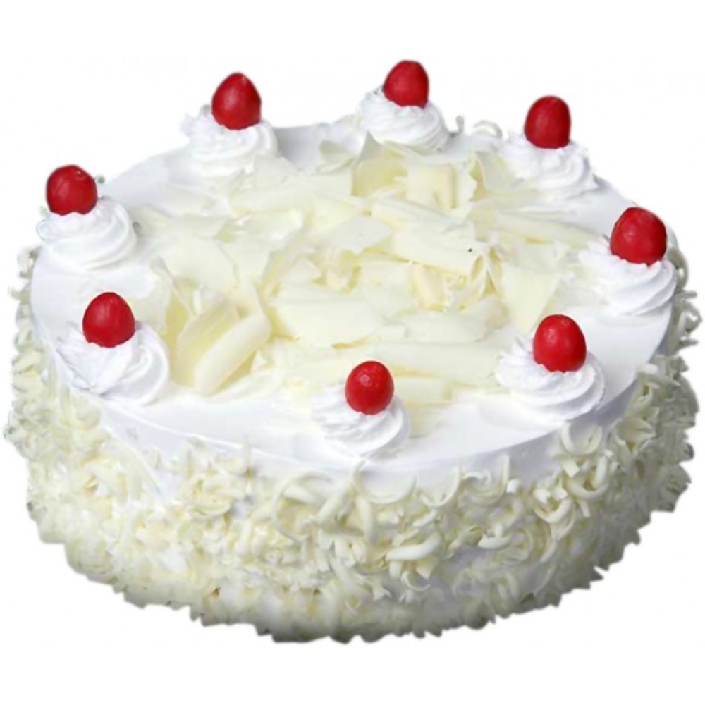 Egg less White Forest Cake