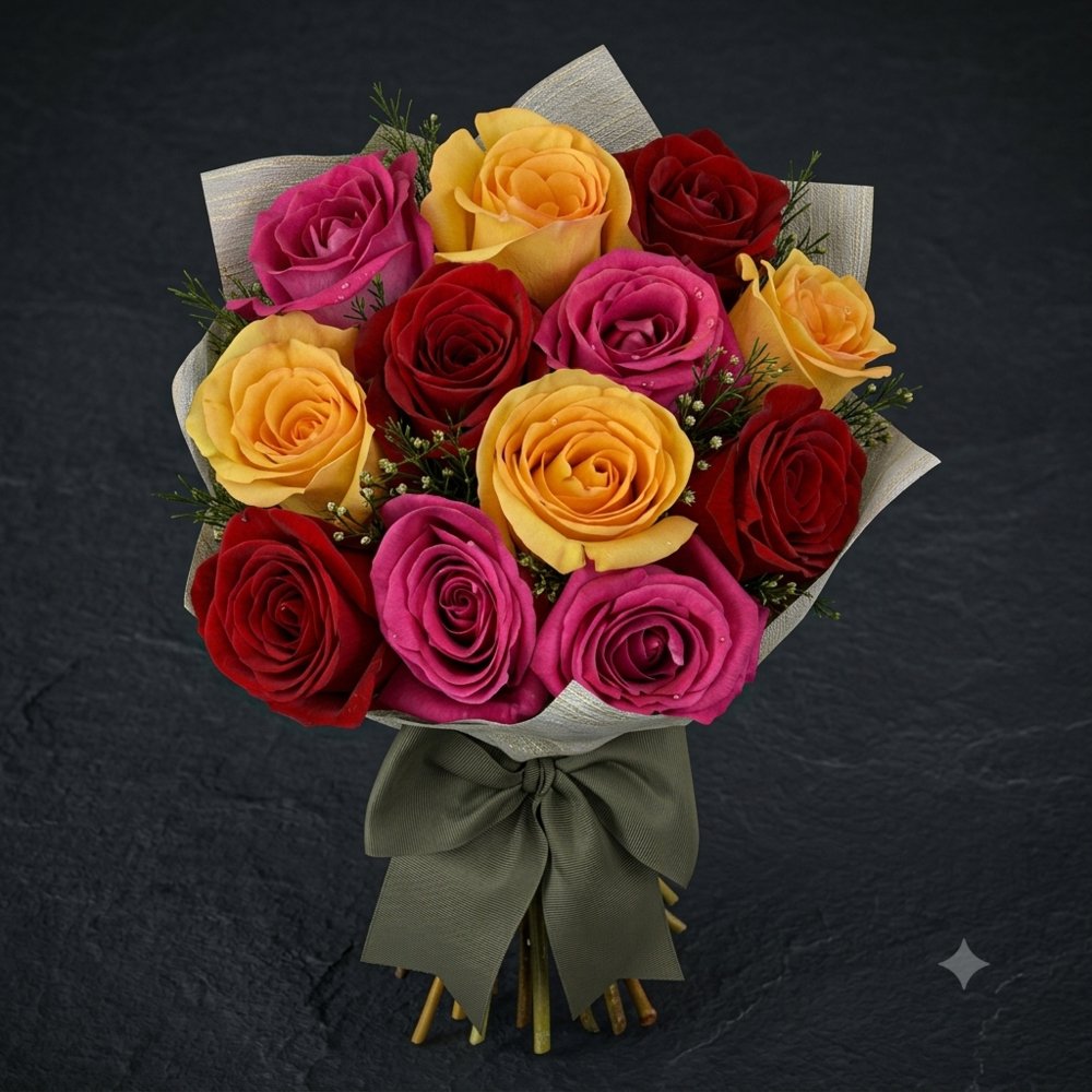 Red, Yellow & Pink