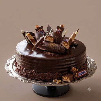 Snickers Chocolate Cake