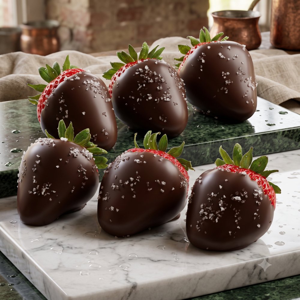Milk Chocolate Covered Strawberries, 6 Pcs