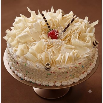White Forest Cake