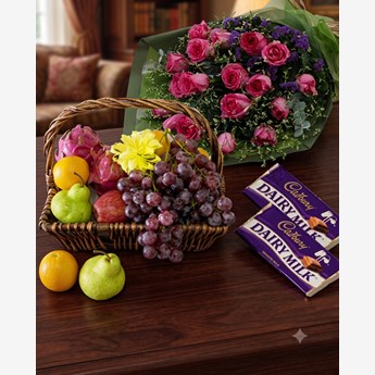 A Pretty Fruit Basket