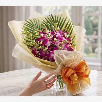 Orchid Hand Bouquet