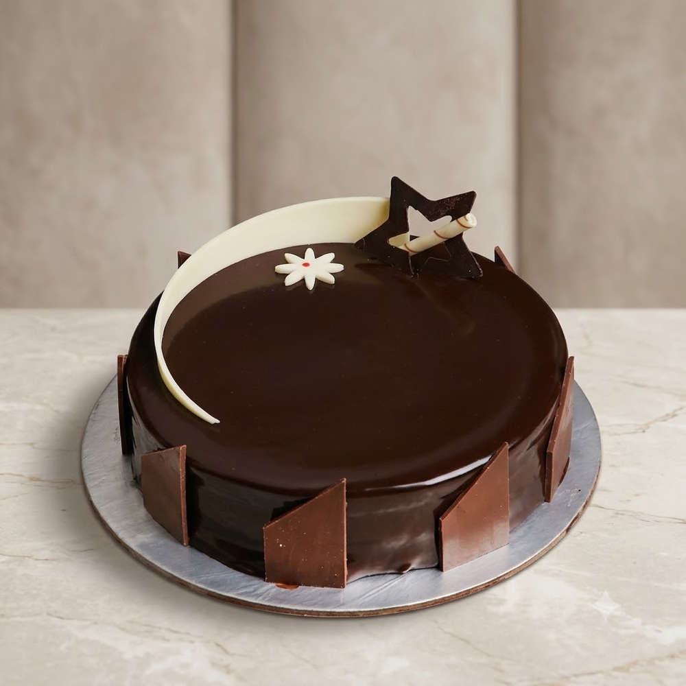 Classic Chocolate Truffle Cake