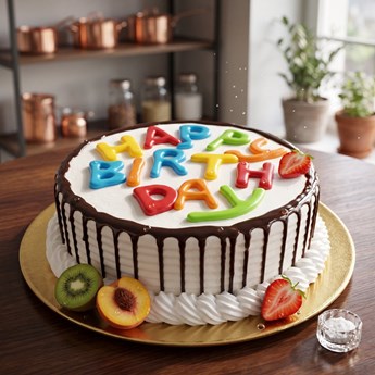 Colorful Birthday Cake 1kg