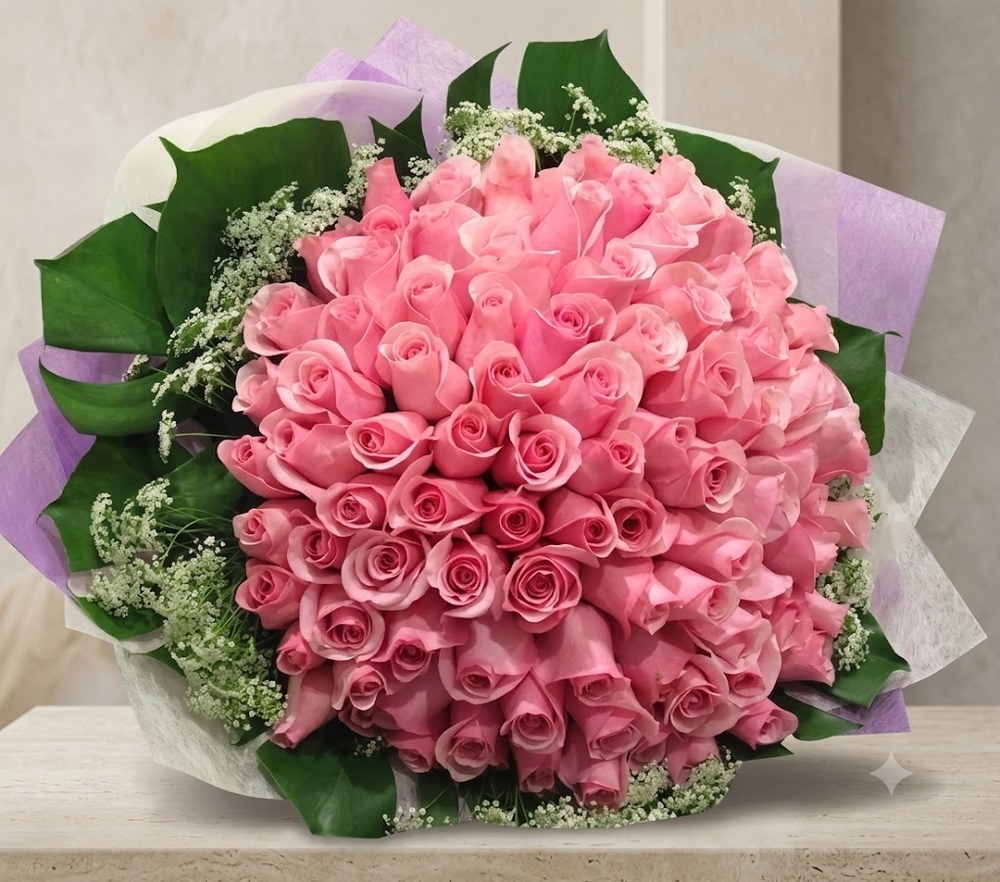Premium Red Roses Flower Basket